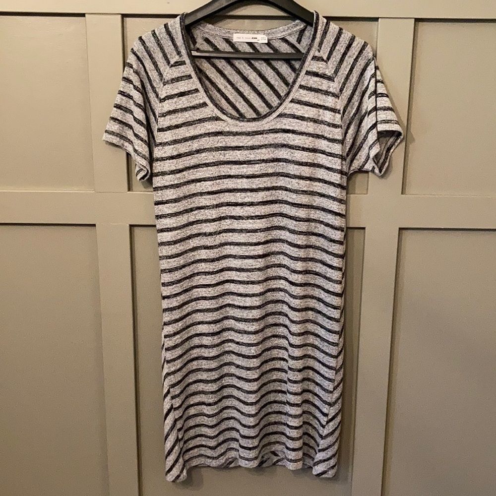 RAG & Bone Short Sleeve Striped Sweater Dress